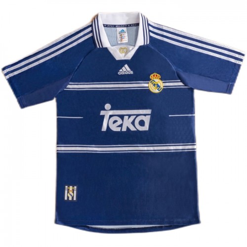 Maillot de Foot Real Madrid 1998-99 Exterieur Retro Maillot de Foot Real Madrid 1998-99 Exterieur Retro